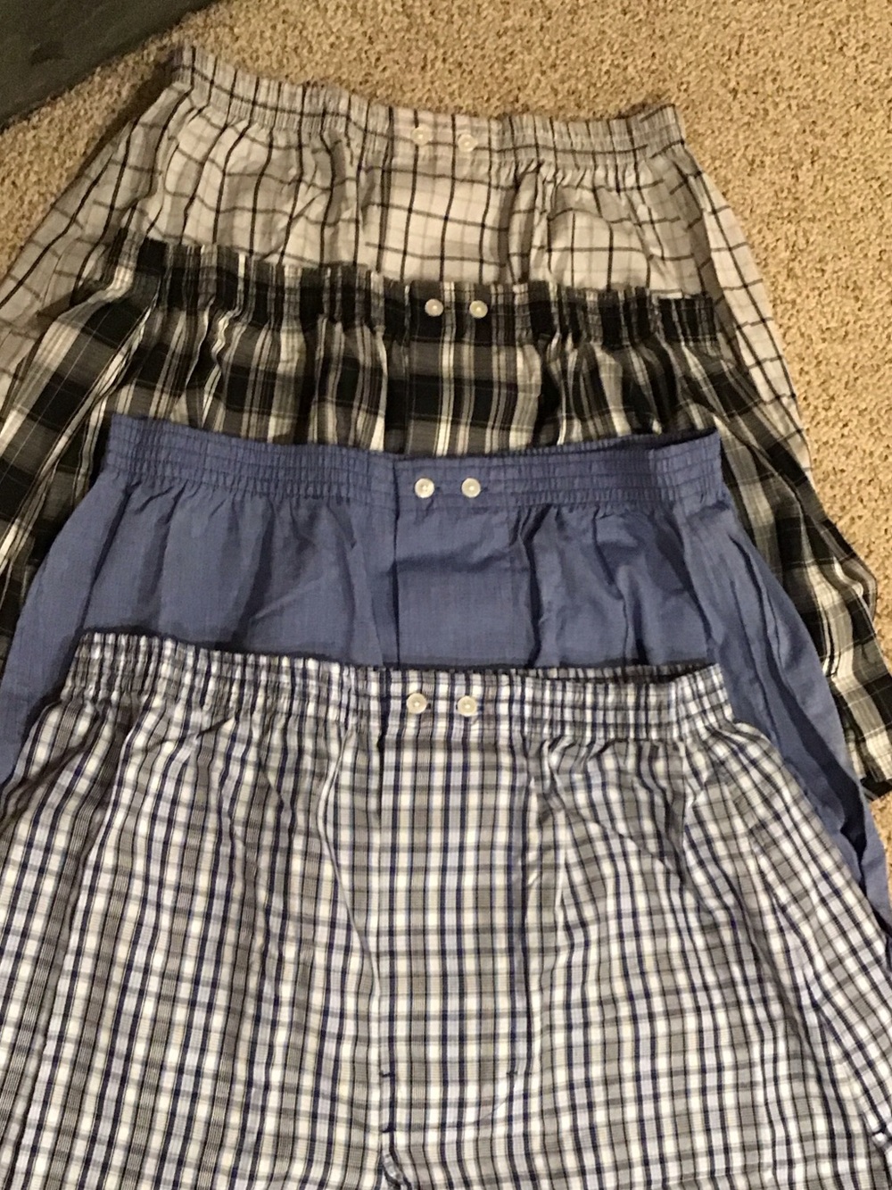NWOT-Nordstrom Boxer Shorts Pack - Blue, Black, White